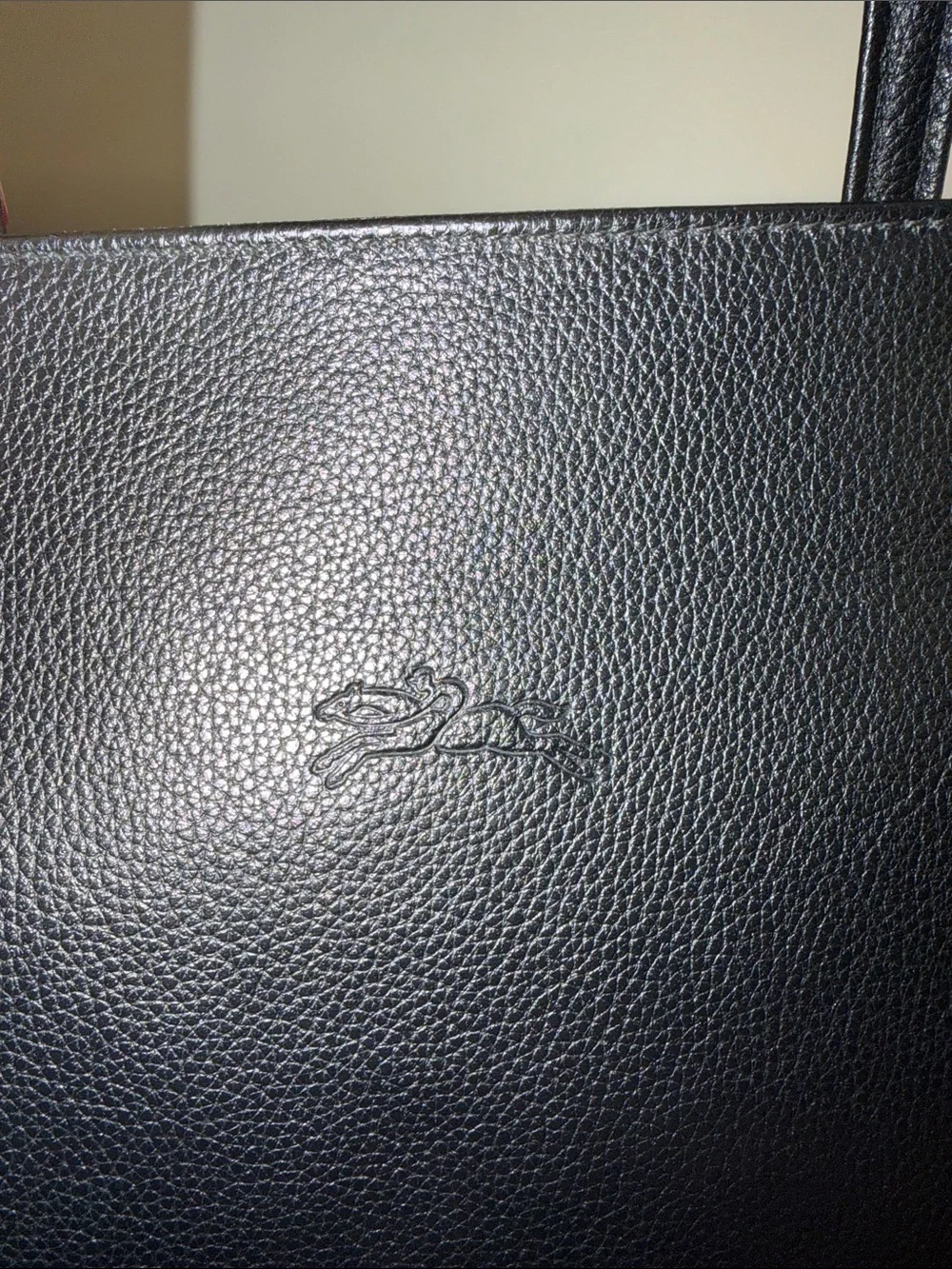 ‼️Longchamp Le Foulonne Black Leather Shoulder Bag